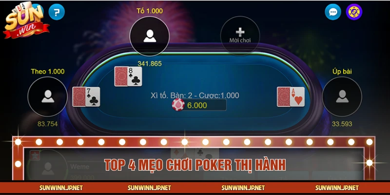 Chơi Xì Tố hiệu quả nhờ các mẹo dân dụng 