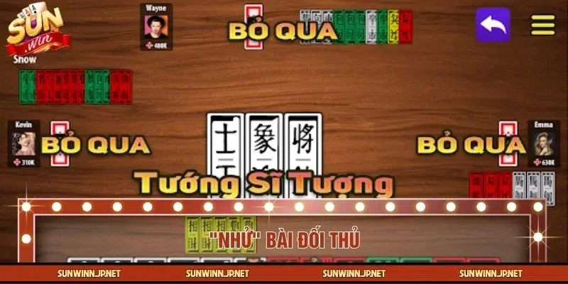 Tuyệt chiêu đánh lừa đối phương để thu về quân bài mong muốn